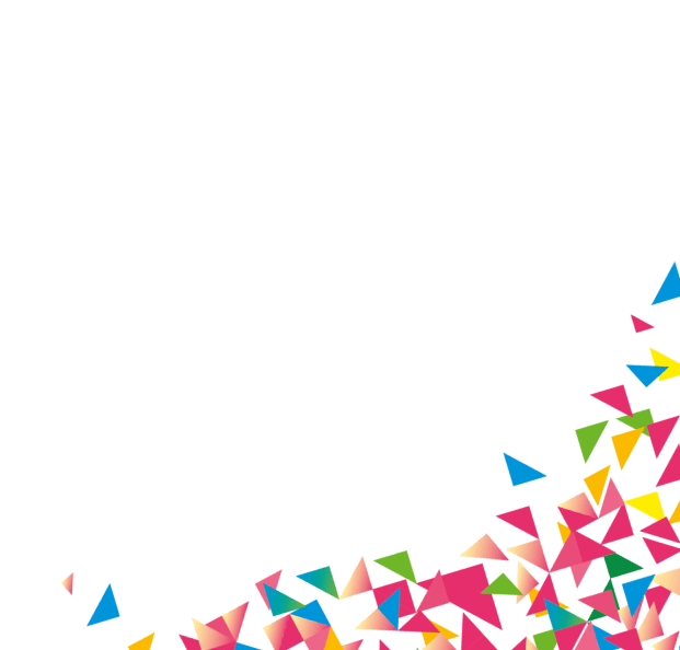 A mix of colourful shards